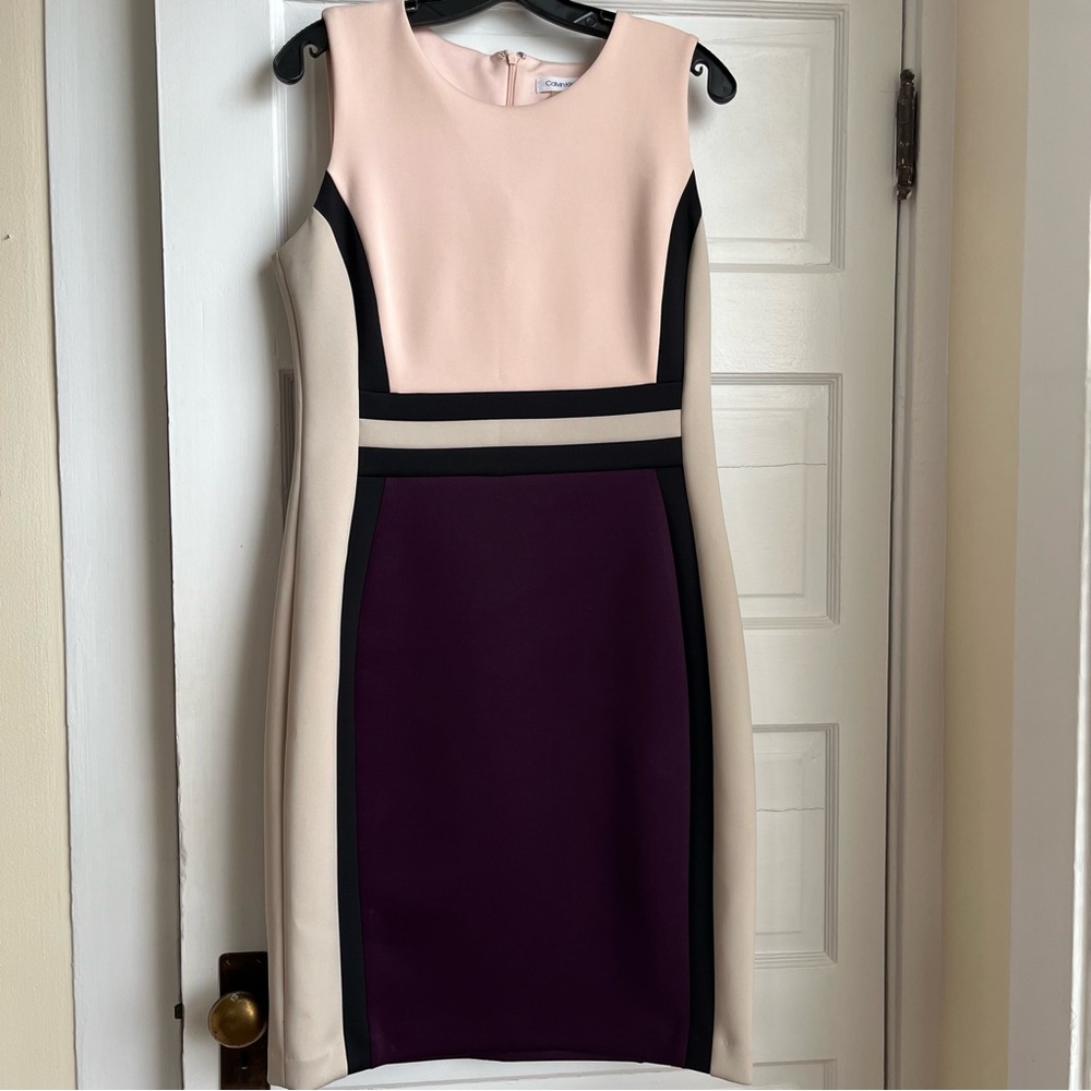 Calvin Klein Scuba Sheath Dress. Very Professional Looking.